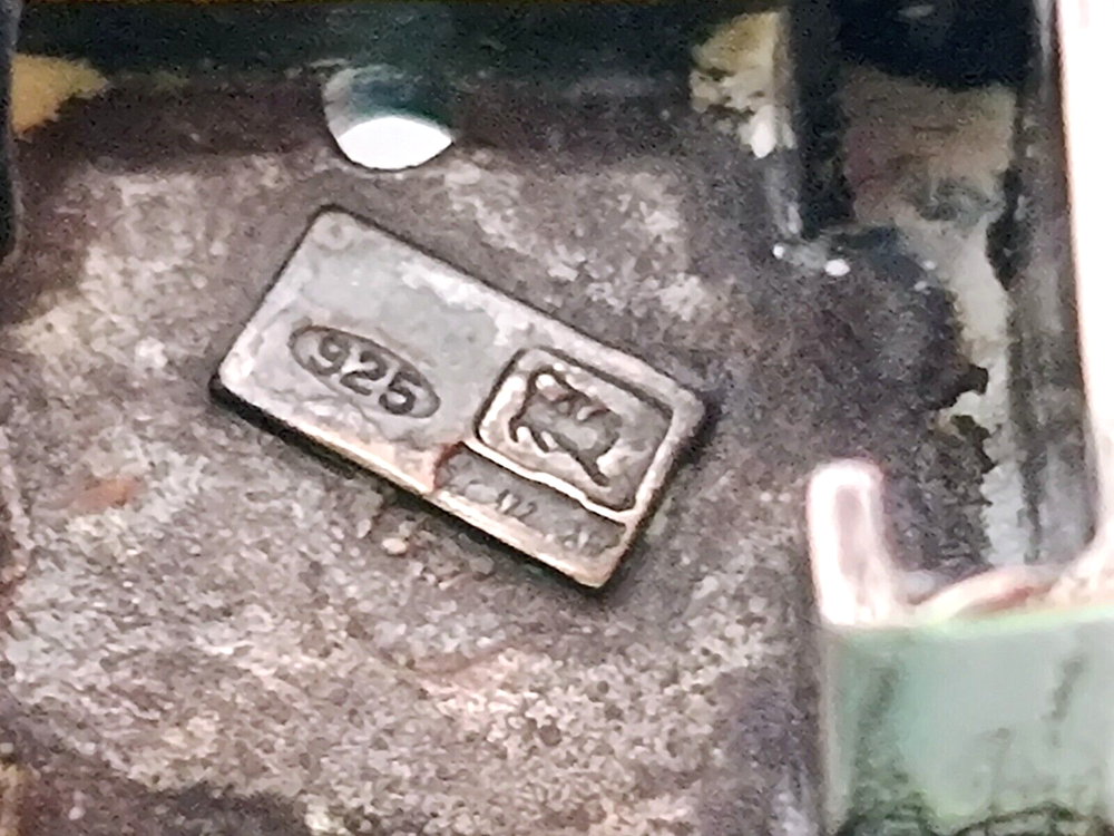 925 Silver miniature, CHIMERA ORO, billard player