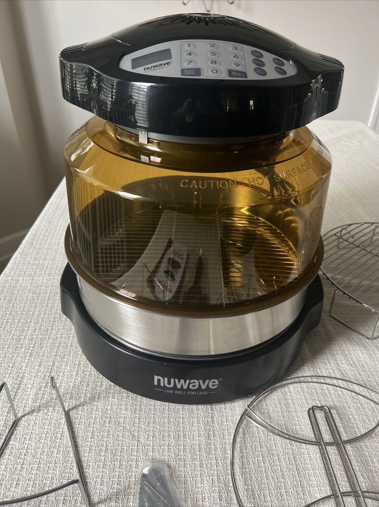 Nuwave Pro Plus Infrared Oven w Metal Extender Ring & Pizza Kit Model 20604