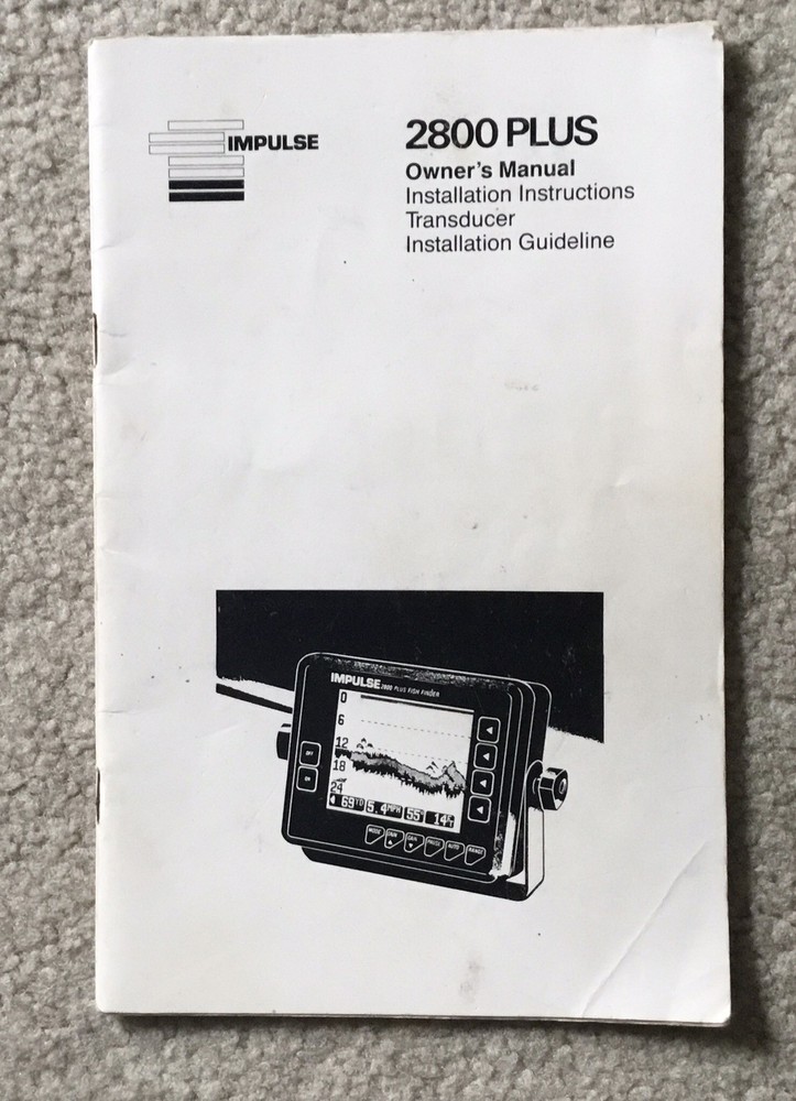 impulse 2800 Plus Transducer Owner'sManual