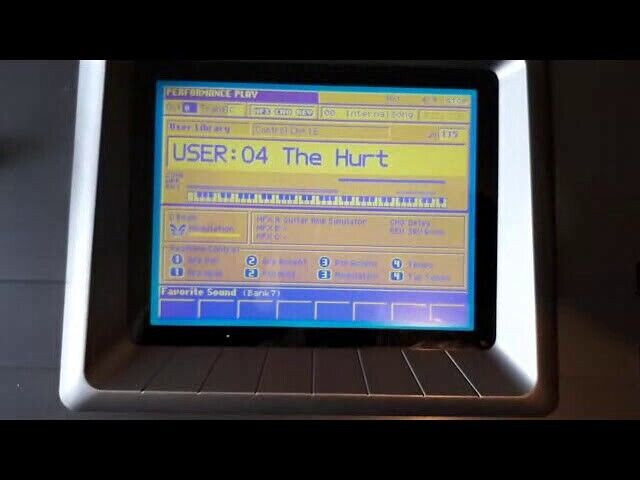 LCD Screen for Roland FA76 FA-76 Keyboard Display