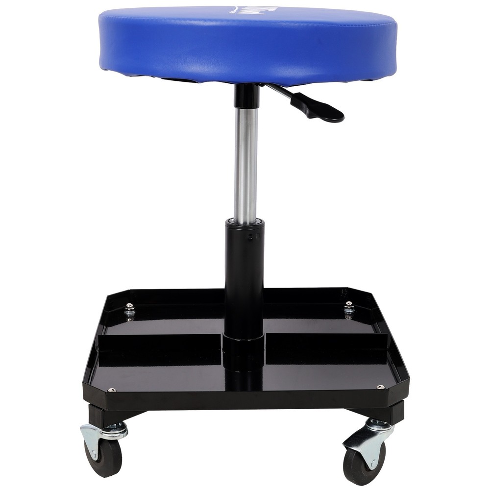 250LBS Rolling Pneumatic Creeper - Adjustable, Tool Tray