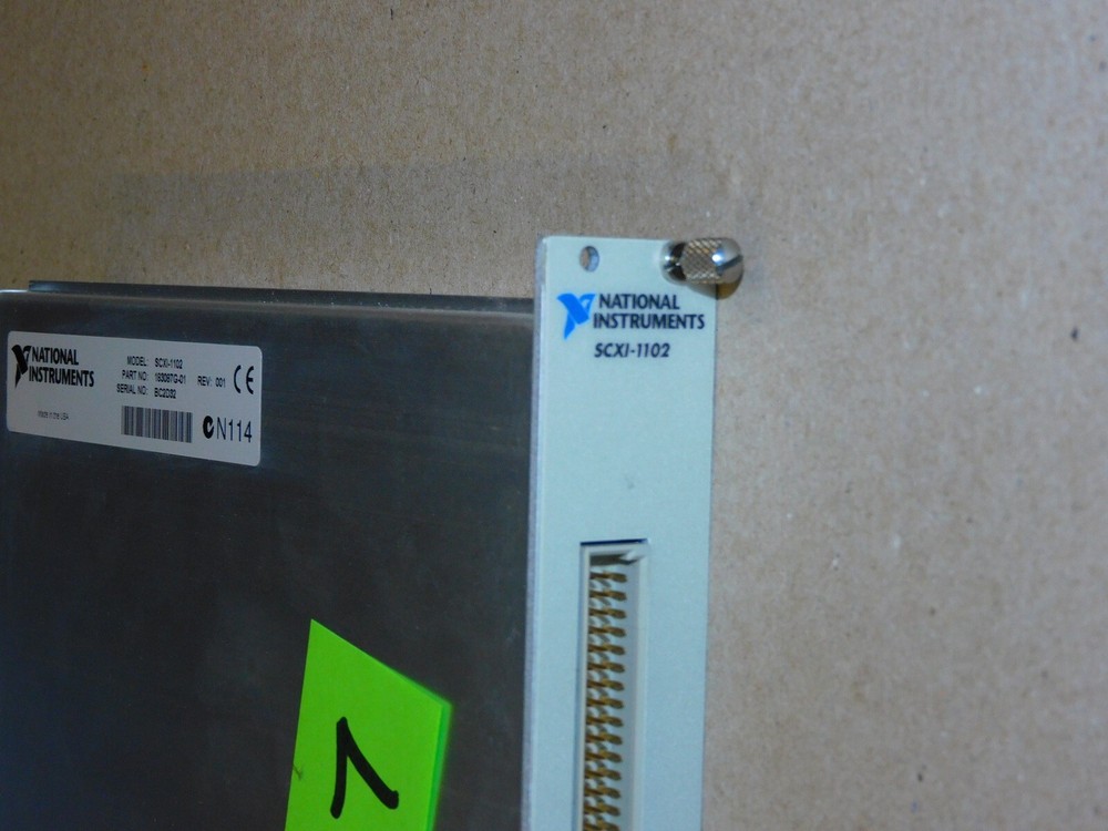 National Instruments SCXI-1102 Control System Module Driver LOT # 7