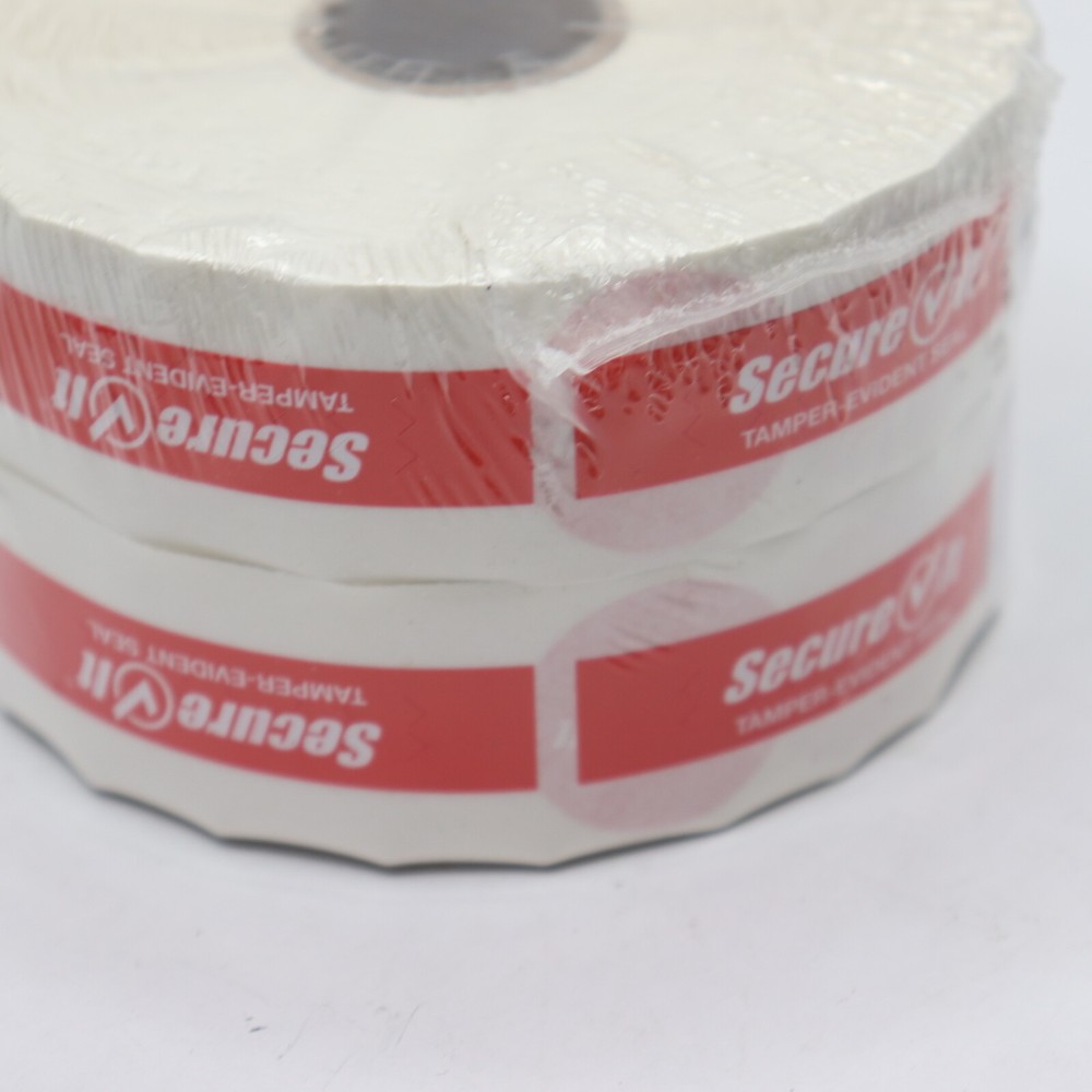 (2-Pk) Tamper Evident Label 1" x 8.5" P185SI-2