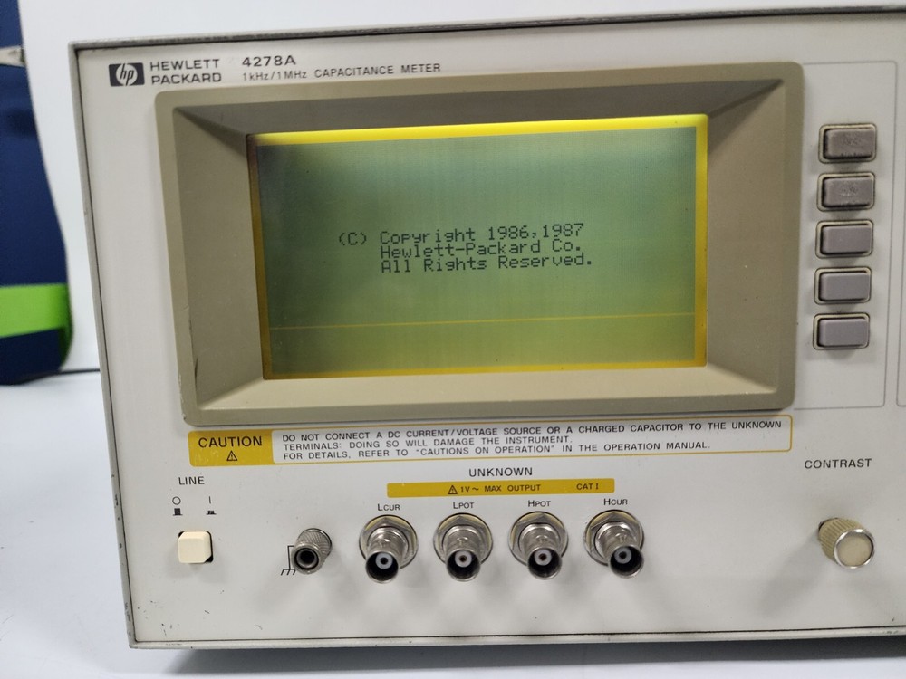 HP 4278A 1 kHz/1 MHz Capacitance Meter
