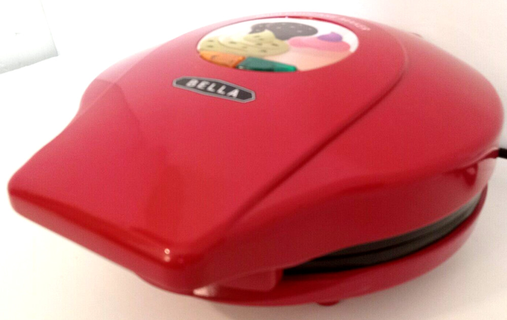 Bella Mini Cupcake Maker 13465TSK2182MF Red 760 Watts Non Stick Tested Works