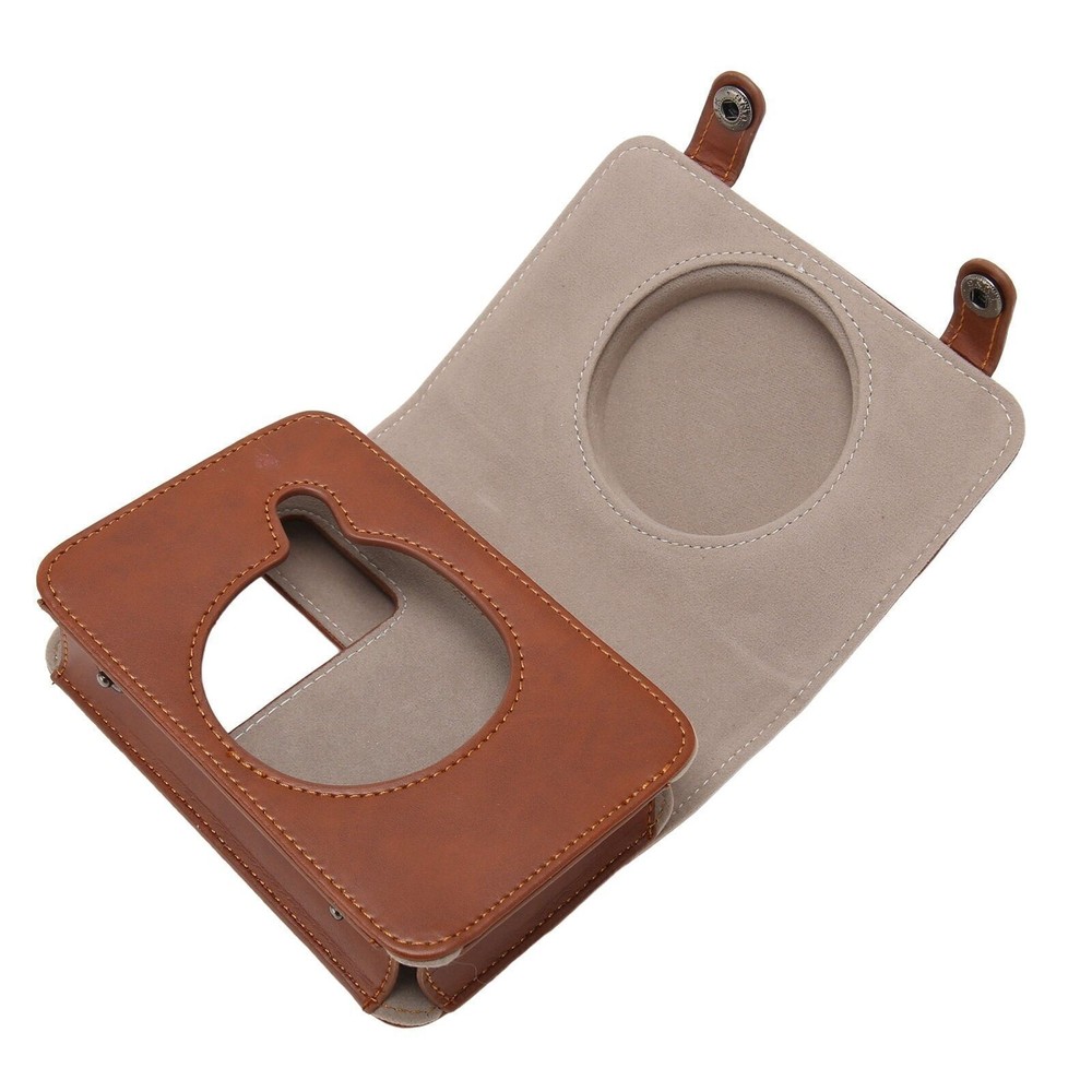 Retro Camera Case PU Leather Camera Case with Adjustable Shoulder Strap