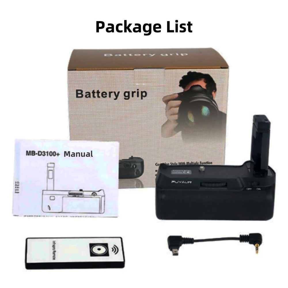 For Nikon D3100 D3200 D3300 D5300 Camera Vertical Battery Handle Grip Part