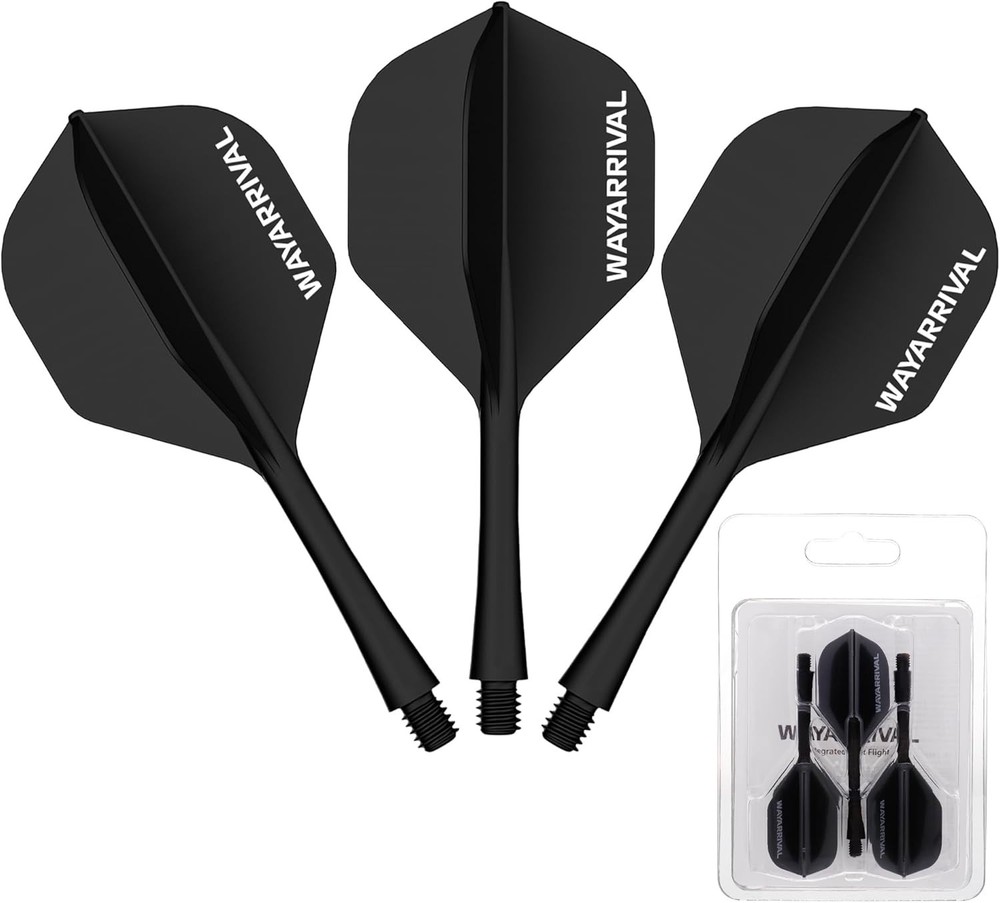 Unbreakable Integrated Dart Flights with Stems - Perfect for Every Player