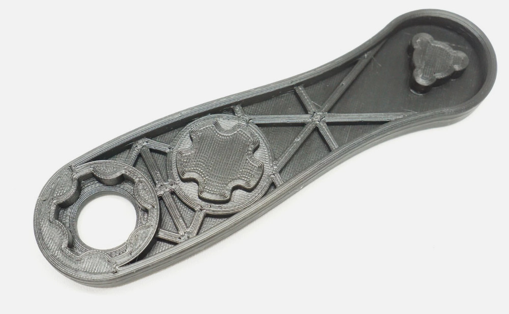 Rugged Obsidian 9 45 suppressr Multi Tool Wrench Front End Cap Piston Tri Lug