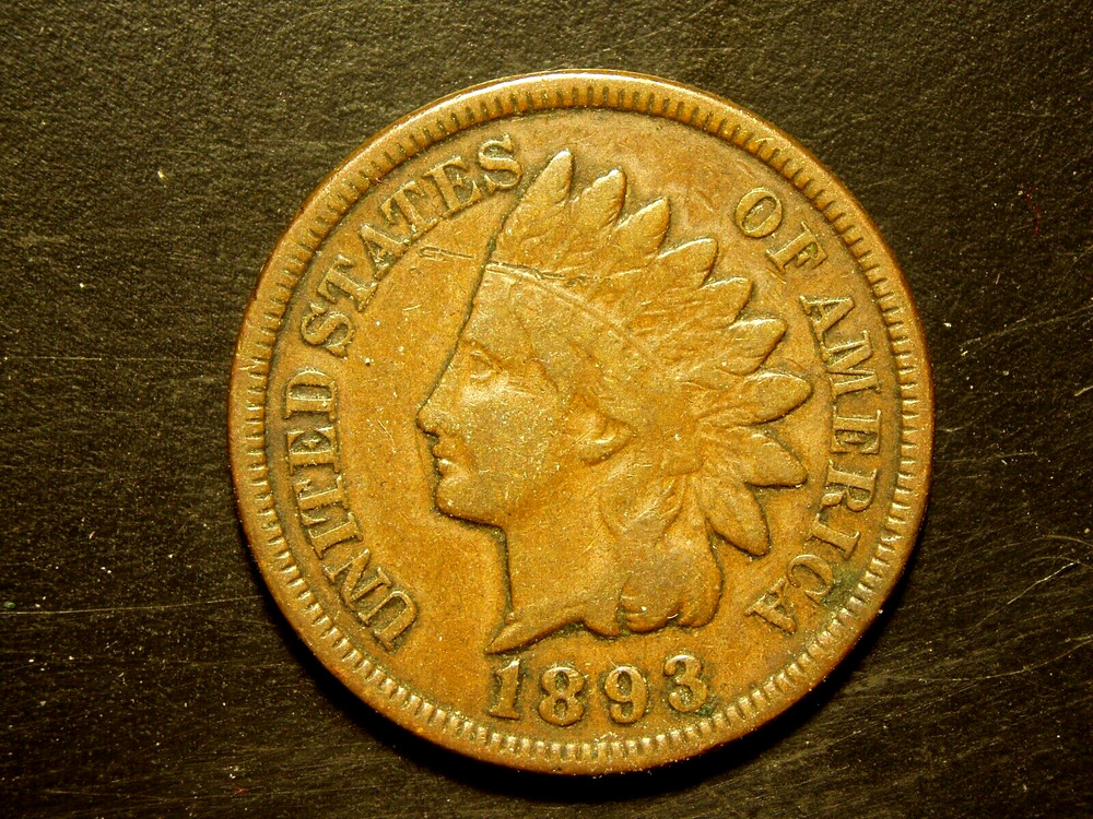 1893  INDIAN HEAD CENT # 12