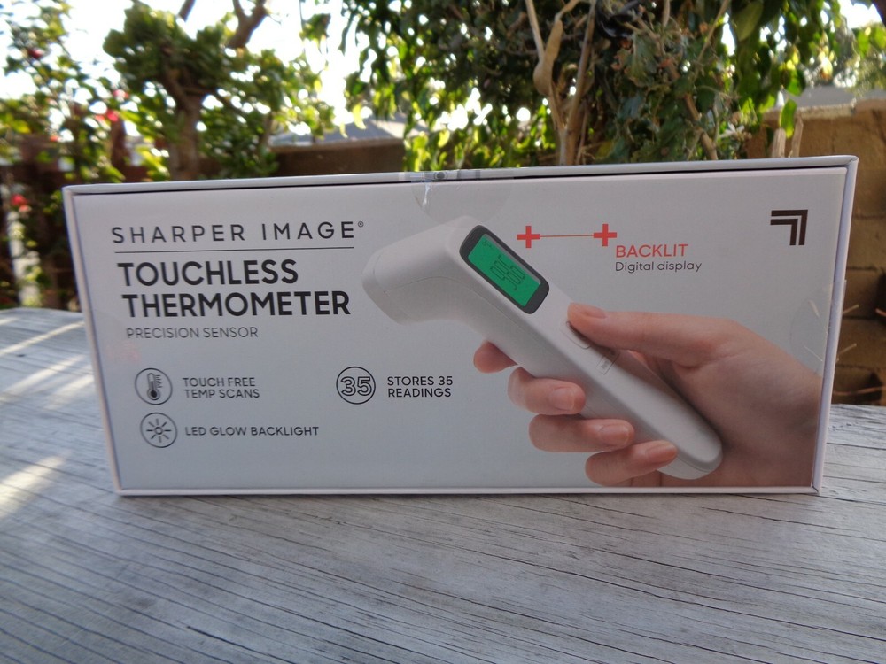 SHARPER IMAGE Digital Touchless Smart Forehead Thermometer (1013507)