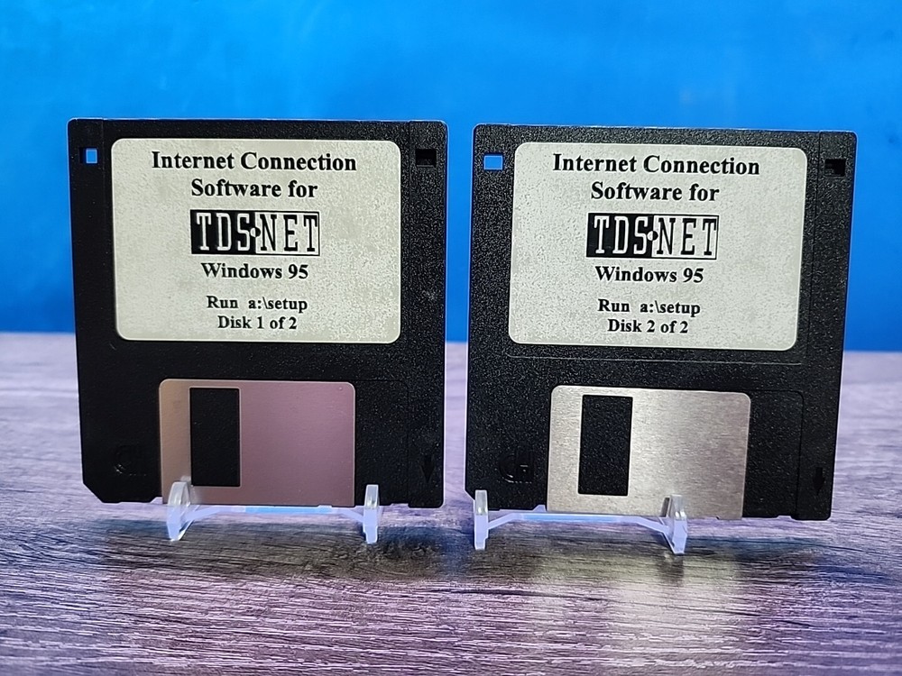 TDS-NET Internet Connection Software Windows 95 Floppy Disks