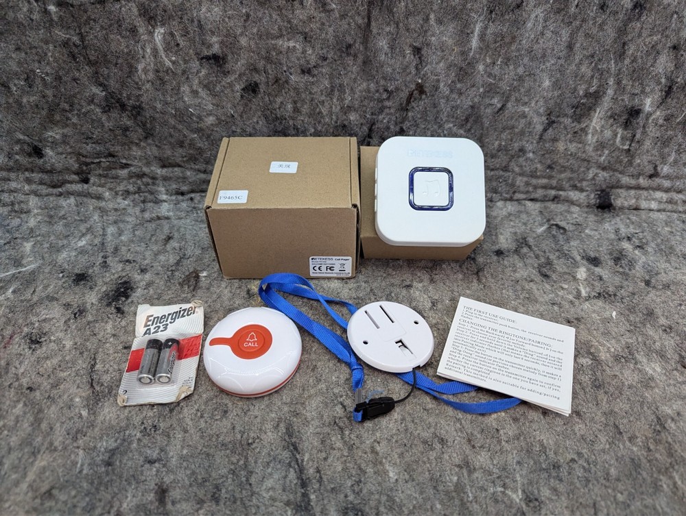 Retekess Wireless Calling System Pager TH102 - Wall Reciever & Call Pager (H2)