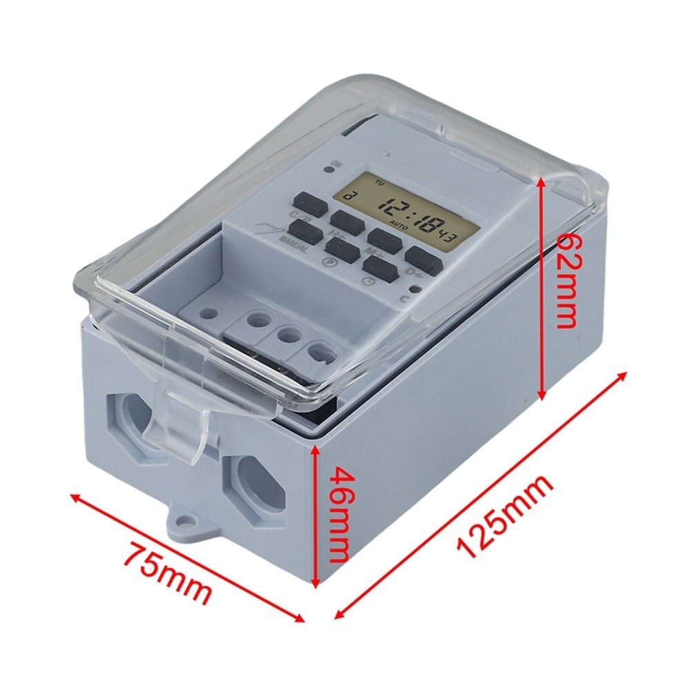220V Waterproof Intelligent Timer KG316TF Automatic Programmable Switch