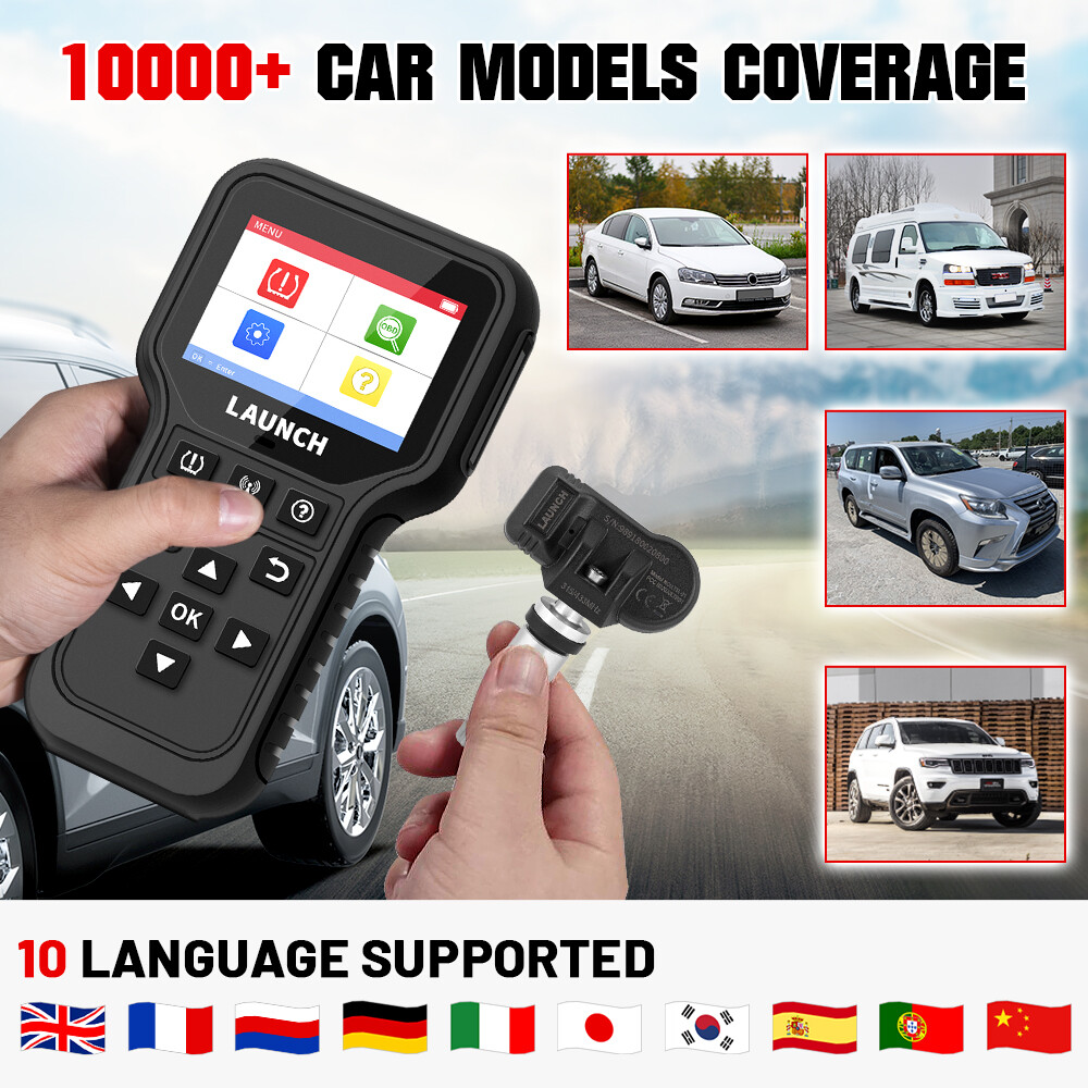 LAUNCH CRT5011E TPMS Relearn Tool Tire Pressure Sensor Programing Diagnosis Tool