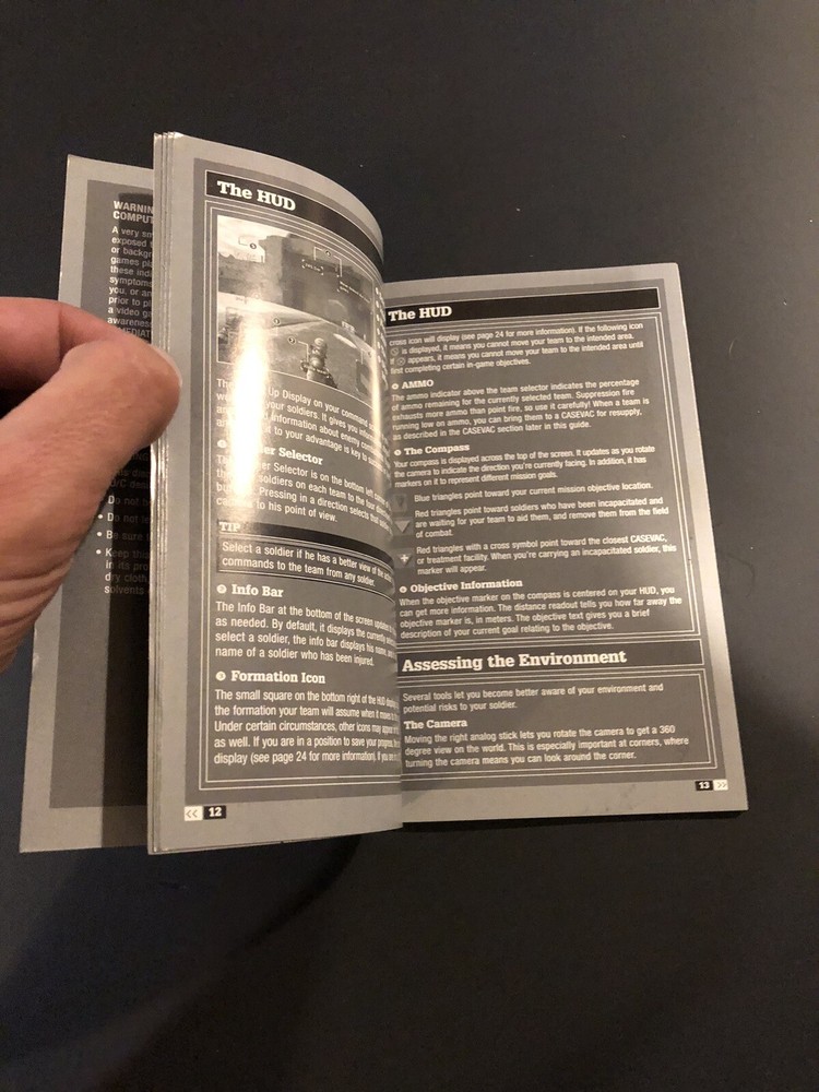 full spectrum warrior ps2 Manual Only