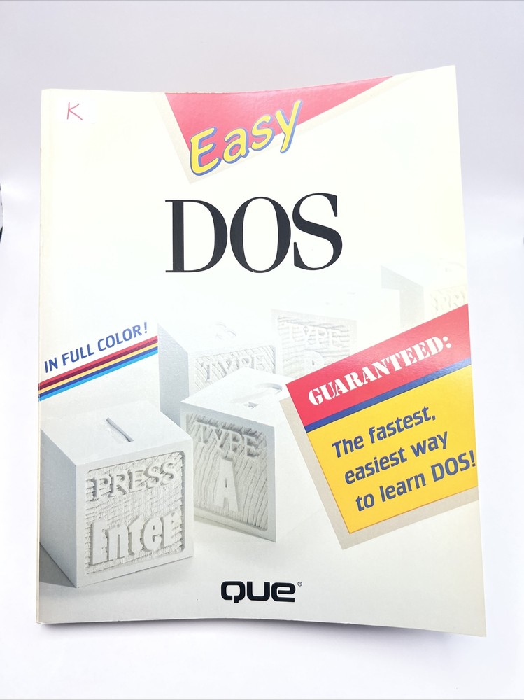 QUE Easy DOS in full color G4