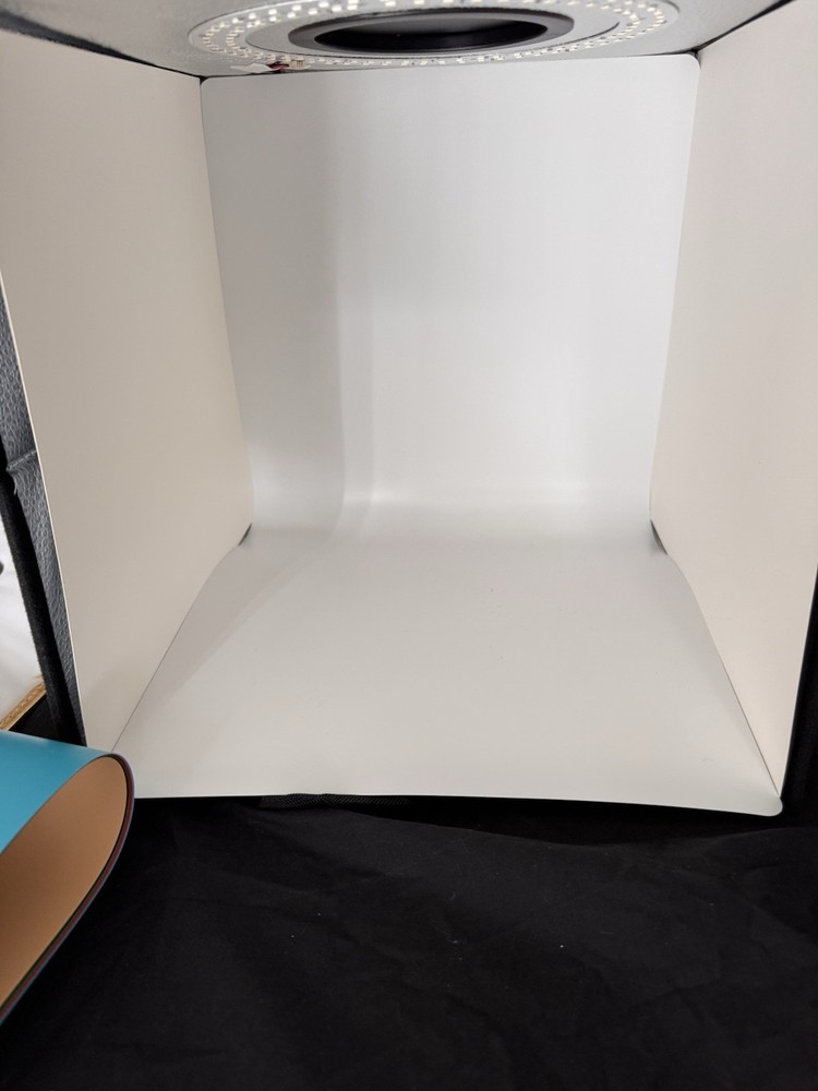 Puluz 30cm Foldable LED Ring Light Studio Box w/ 6 Backgrounds CRI97 USB Powered