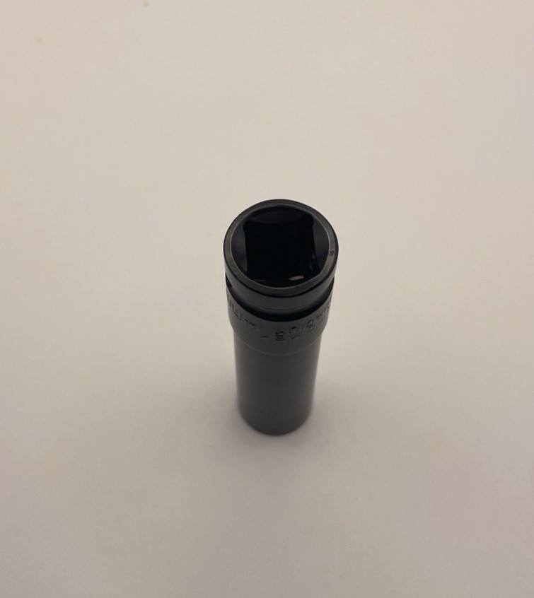 Quality 1/2 Inch Drive x 14 MM 6 Point Deep Impact Socket Thin Wall