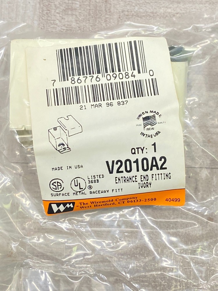 Legrand Wiremold V2010A2 2000 Series Raceway Entrance End Fitting