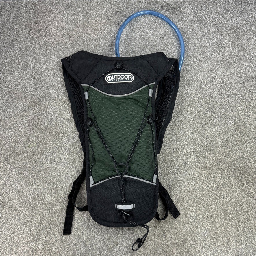 Outdoor Products Hydration Back Pack Classic Black Green