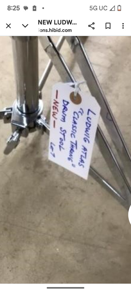 Ludwig classic atlas drum Throne