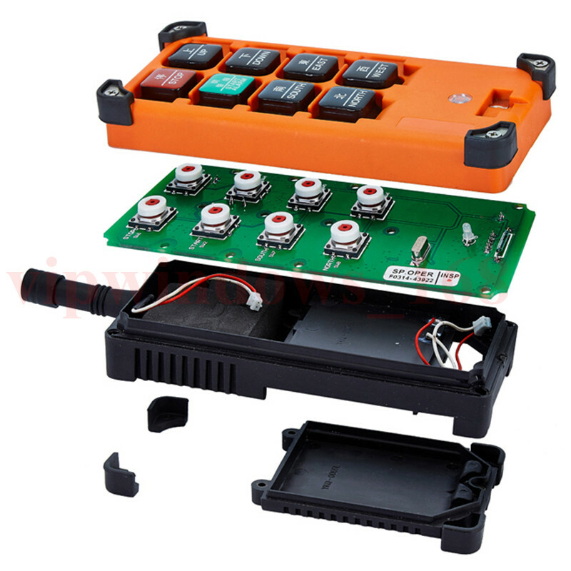 Universal Industrial Crane Remote Control Wireless Radio Controller for Crane