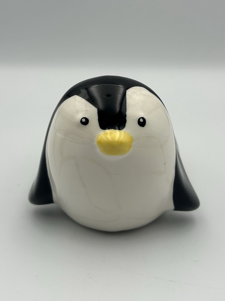 Ceramic Succulent Planter Penguin Mini 3.75"