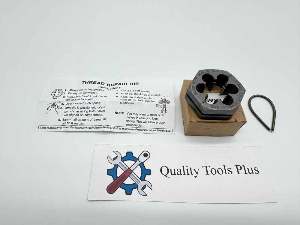 Murray Tools NEW Split Hex Die Thread Chaser M24 X 3.00 USA