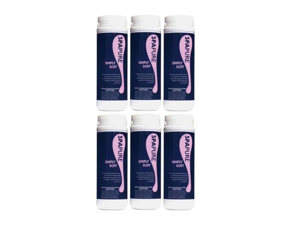 6 SpaPure Simply Soft 1.5 lbs