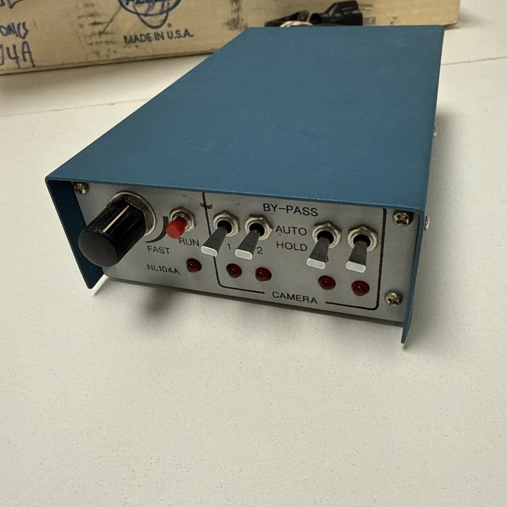 National Electronics nl104a Camera Controller 4 BNC ports by-pass