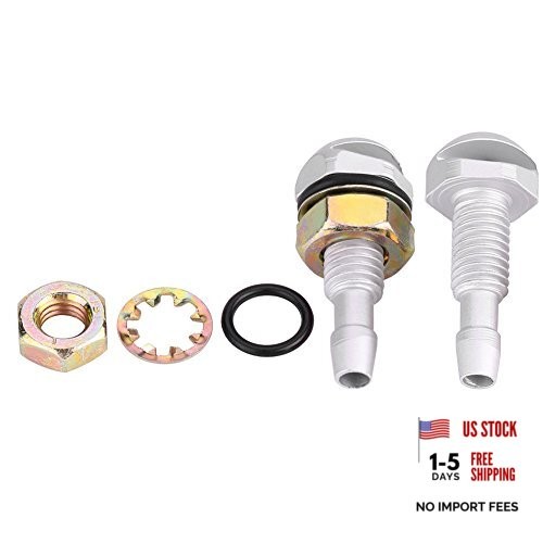 2pcs Washer Nozzle, Universal Car Auto Wiper Spray Jet Nozzle Replacement