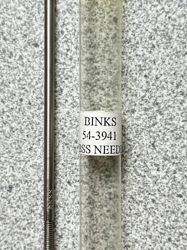 NEW BINKS 54-3941 ABSS Needle Valve Assembly