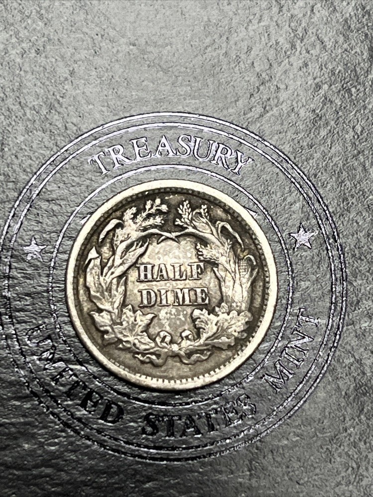 1872 Seated Liberty Silver Half Dime
