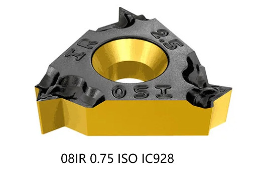 original carbide inserts     5  pcs   08IR    0.75   ISO   IC928