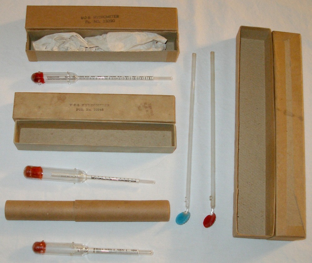 VINTAGE HYDROMETERS