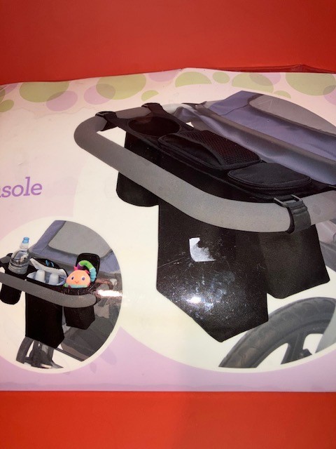 Babies R Us Handlebar Console for Single Strollers - Caddy Drink Holder Storage