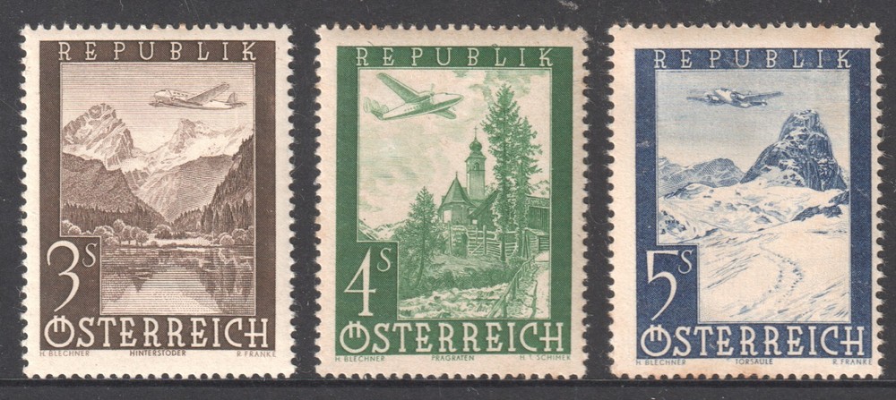 AUSTRIA 1947 SCHIEDER LAKE