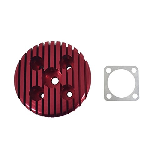 CNC Cylinder Head for Racing 66cc/80cc Engine () red