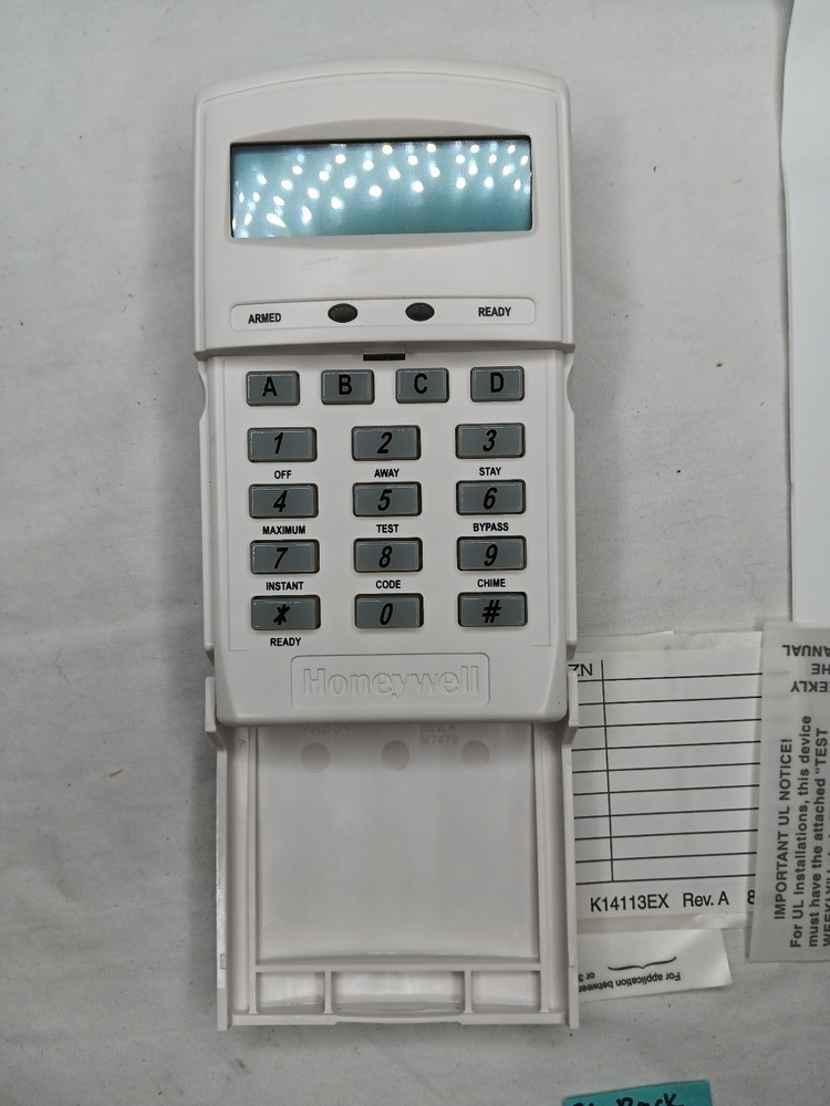 Honeywell 6165EX Alpha LCD Keypad