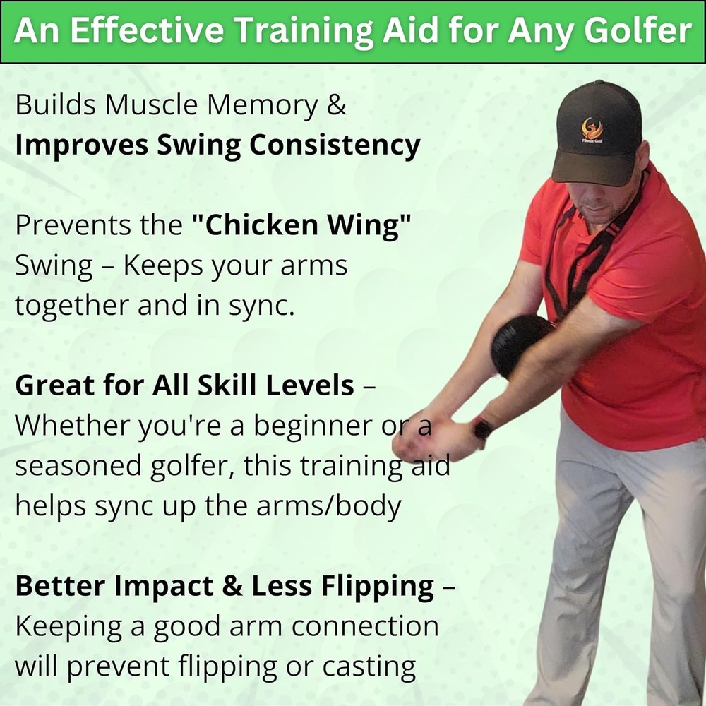 Inflatable Golf Swing Trainer Ball - Improve Arm Connection & Posture