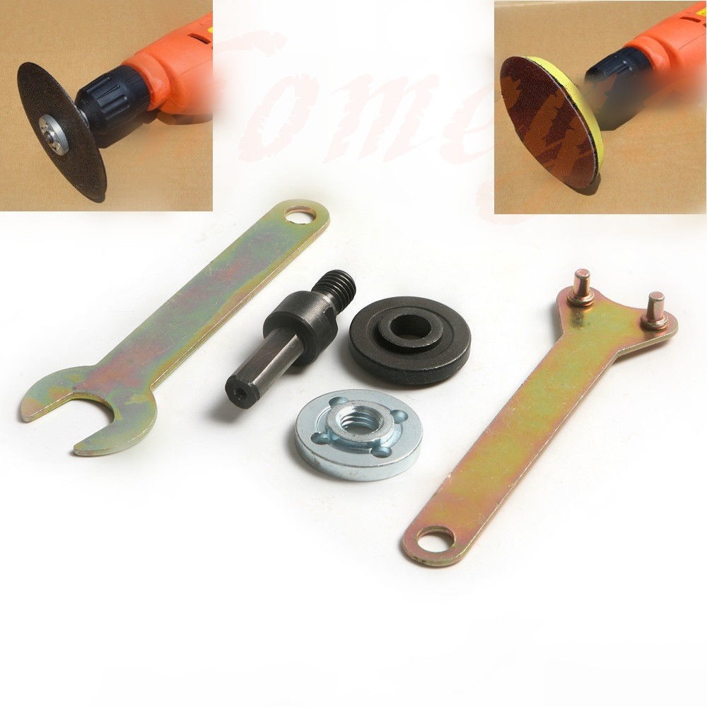 1Set Metal Electric Drill Conversion Angle Grinder Connect Stick Grinder Tool w