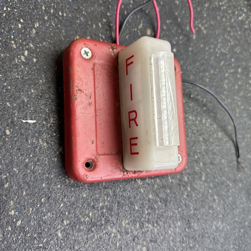 FOS FARADAY FIRE STROBE RED Vintage