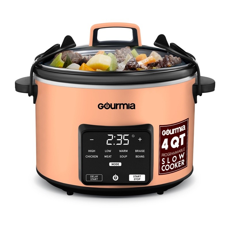 4.5Qt Programmable Slow Cooker Electric Crock Pot W/ Timer & Keep Warm Mode New