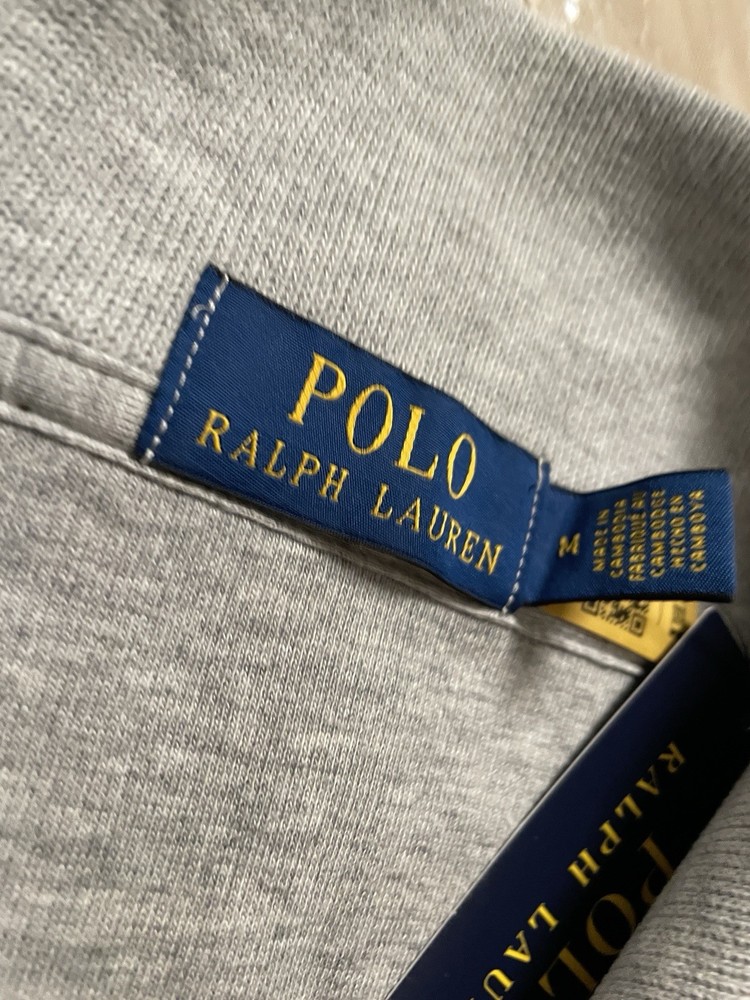 NWT Ralph Lauren Men’s Double-Knitt Quarter Zip Pullover