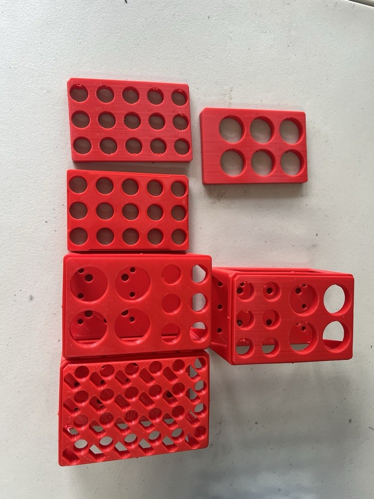 Opentrons Tube Holders racks different sizes