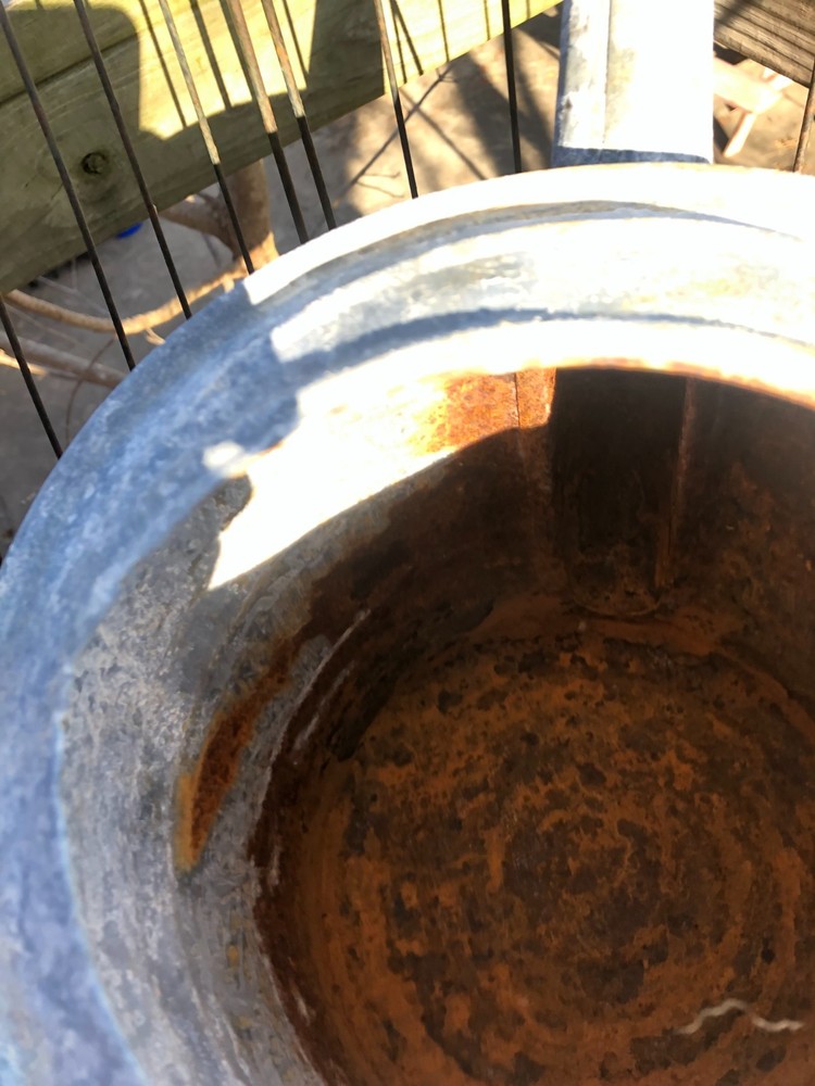 Galvanized Metal Water Can