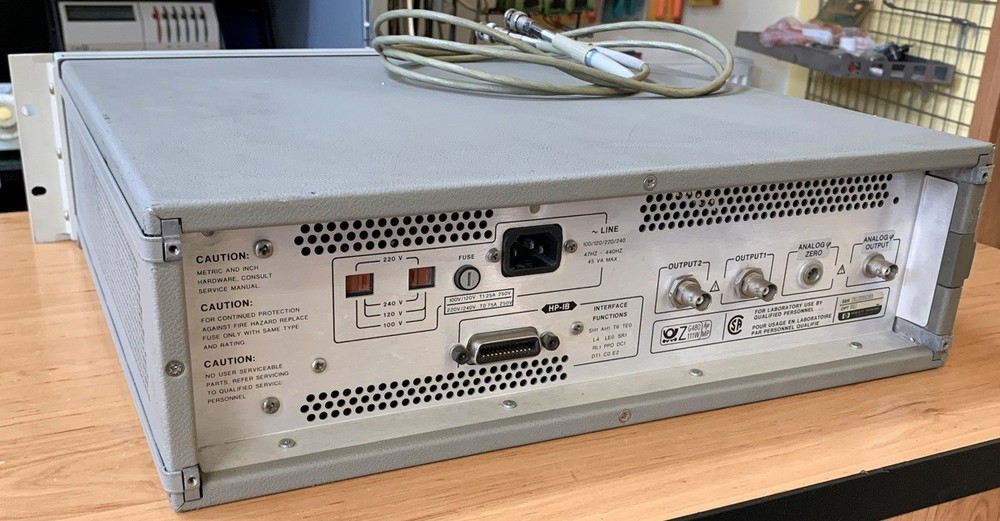 Hewlett Packard 8508A, vector voltmeter with 85081A module