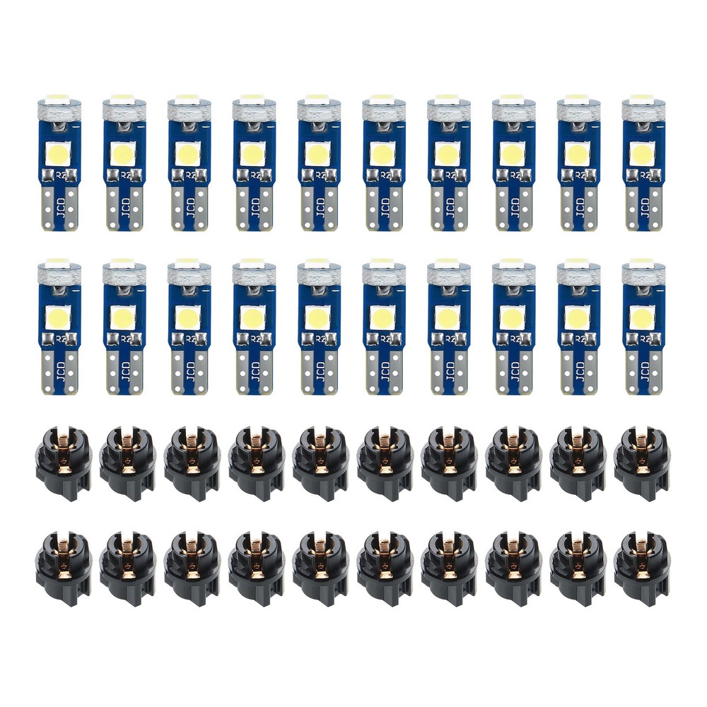 20pcs Dash Instrument Light Bulbs Super Bright 3030-SMD Chip Dashboard Lights
