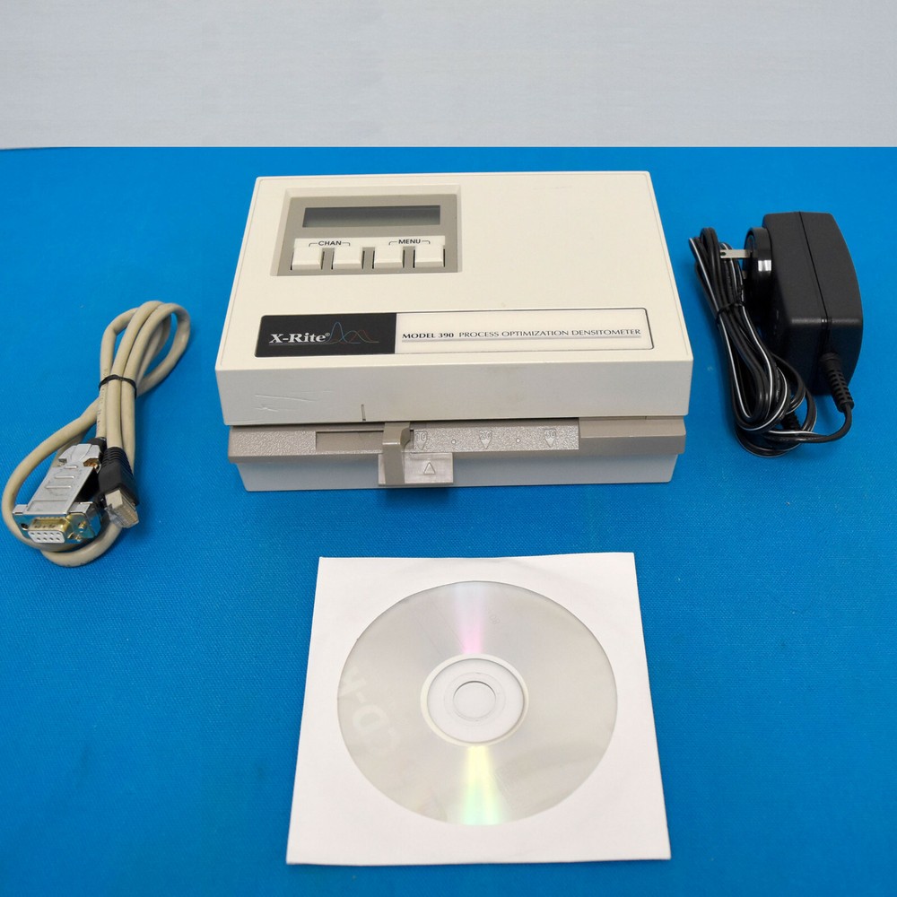 X-Rite Model 390 390U Process Optimization Densitome Excellent Condition wrnty